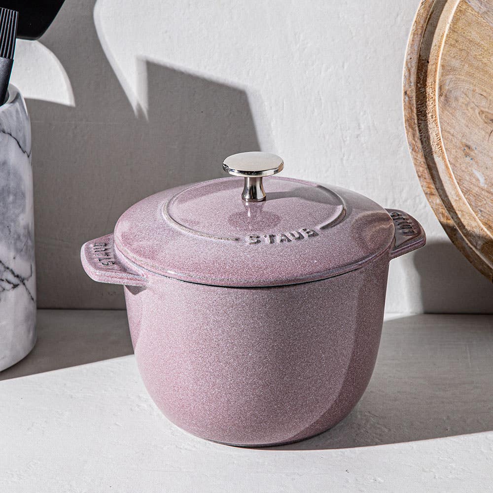 Staub France Cast Iron Rice Cocotte (Cherry Blossom)