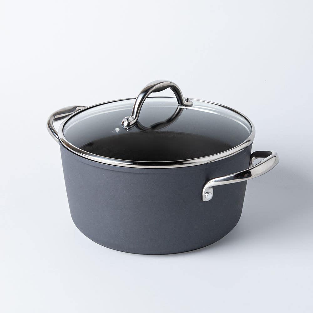 Tramontina Gourmet Non-Stick Cookware Combo - Set of 9 (Black/SS)