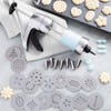 KSP Perfect Cookie Press & Icing Gun - Set of 24 (Stainless Steel)