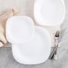 Luminarc Carine Opal Glass Dinnerware - Set of 12 (White)