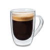 KSP Milano Double Wall Espresso Glass with Handle - 80 ml, Set of 2
