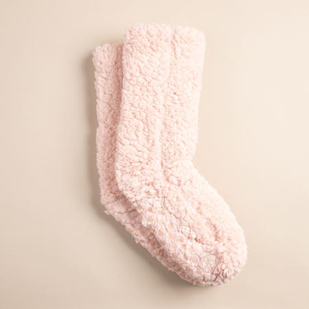 Kozie Socks Sherpa Pink