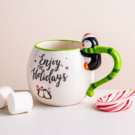 KSP Christmas Character 'Penguin' Ceramic Mug