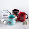 KSP Christmas Camper Mug 'Naughty/Nice' Ceramic Mug (Red)