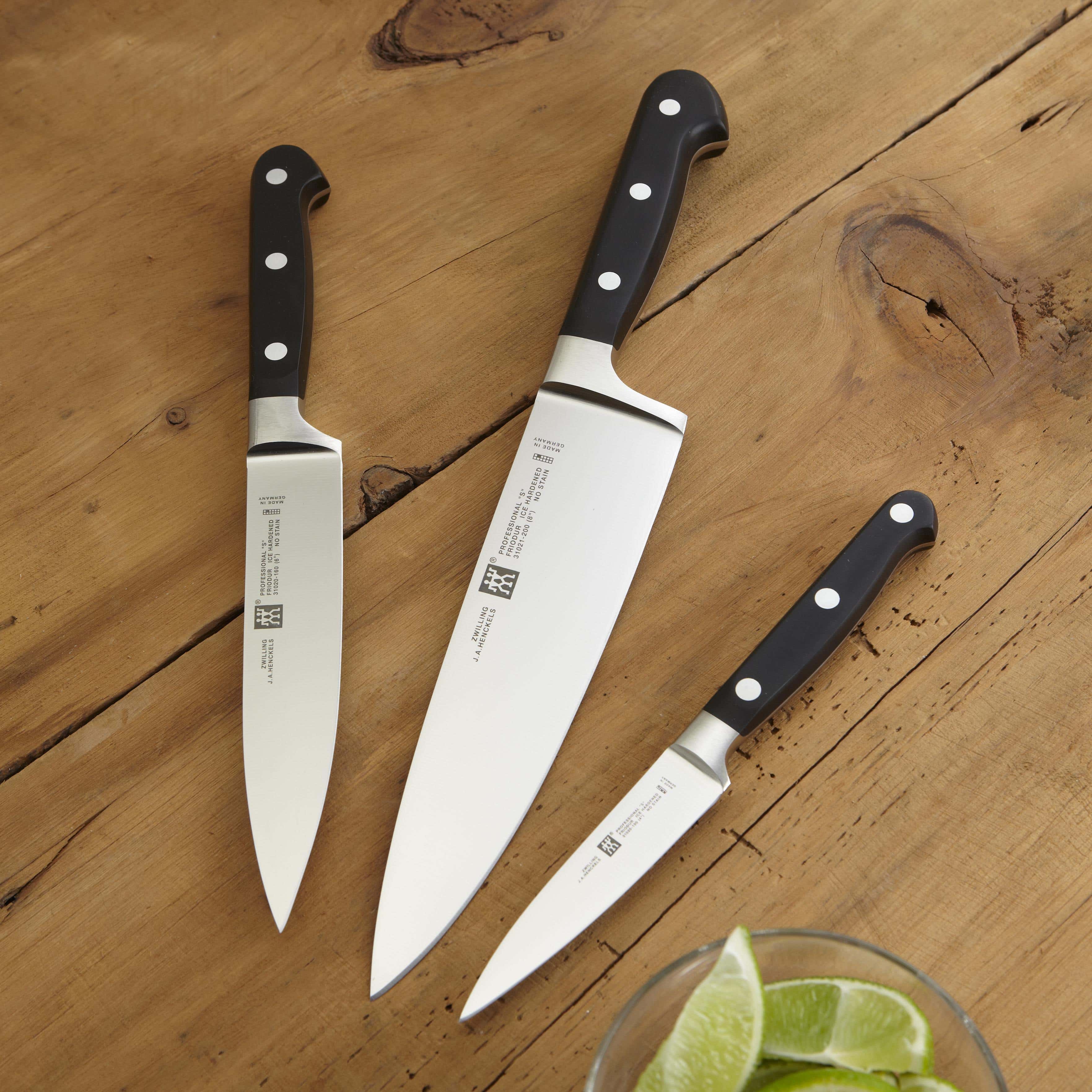 ZWILLING Professional 'S' 3 Pc. Chef Knife Set Kitchen Stuff Plus