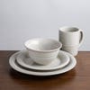Martha Stewart Ralston Stoneware Dinnerware - Set of 16 (Grey)