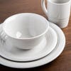 Martha Stewart Ralston Stoneware Dinnerware - Set of 16 (White)