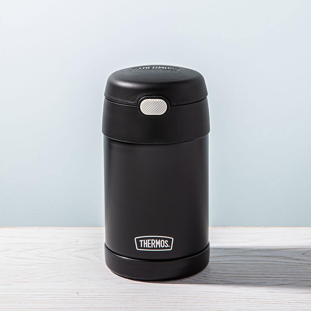 Thermos Funtainer Thermal Food Storage Jar-Spoon (Matte Black)