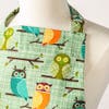 Kitchen Style Printed 'Owls' Cotton (Green)