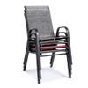 KSP Solstice Patio Chair with Textaline (Grey Mix)