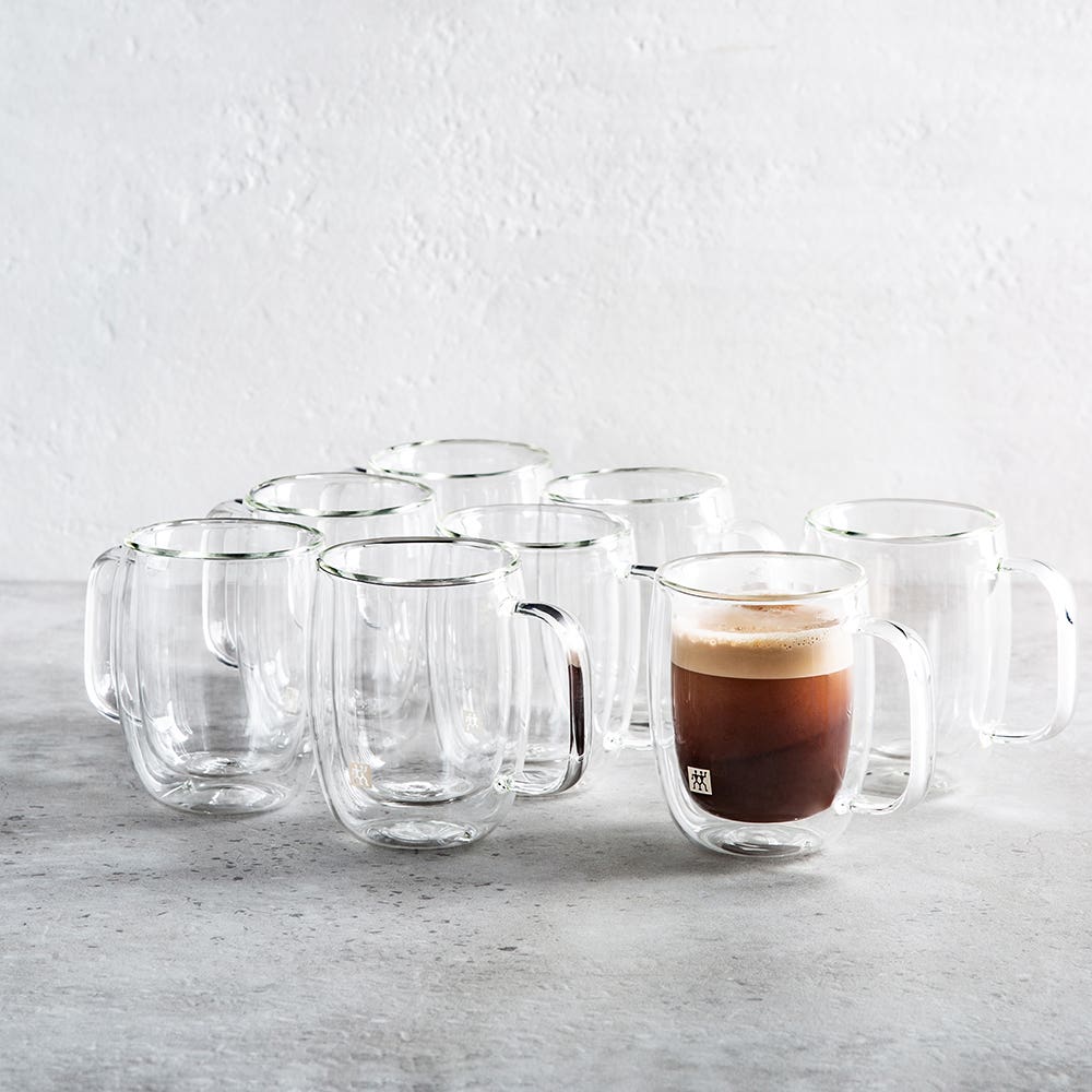 ZWILLING Sorrento Double Wall Espresso Mug w/ Handle 'Buy 6 & Get 8'