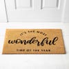 KSP Christmas coir 'Wonderful' Coir Doormat