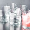 Home Essentials Red Series 'Straight Bubble' Glass D.O.F. - Set of 6