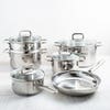 ZWILLING Quadro Cookware Combo - Set of 10 (Stainless Steel)