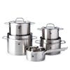 ZWILLING True Flow Cookware Combo - Set of 9 (Stainless Steel)