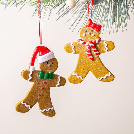 Kurt Adler Christmas 'Claydough Gingerbreadl' Ornament (Asstd.)