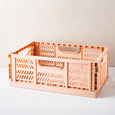 3Sprouts Folding Crate Lrg Cly
