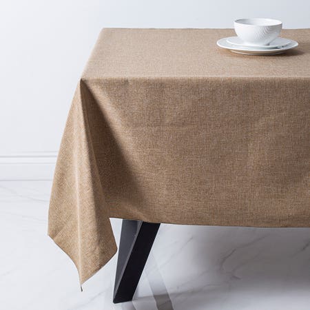 Sebastien & Groome Linen-Look Polyester Tablecloth 54x70" (Linen)