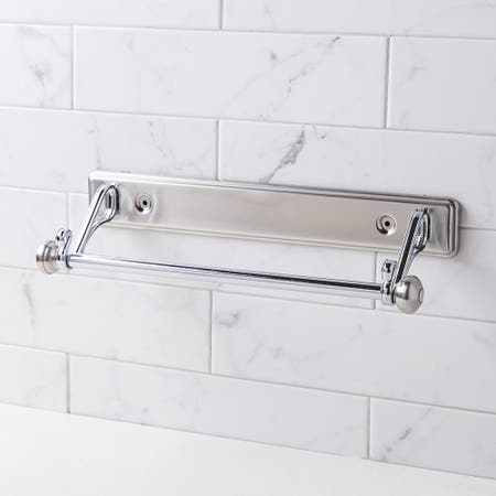 iDesign York Lyra Wire Wall Paper Towel Holder (Stainless Steel)