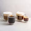 Pasabahce Barista Double Wall 'Stackable' Glass Espresso Cup - S/2