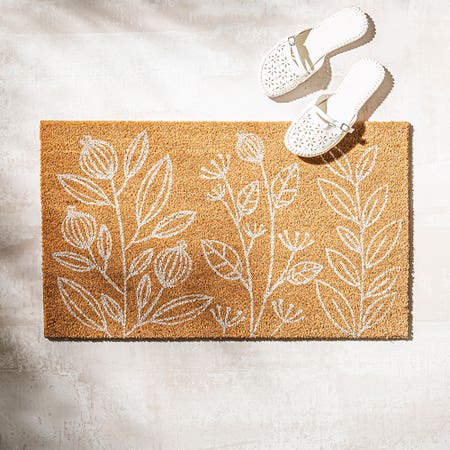 KSP Casual 'Foliage' Coir Doormat
