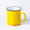 Abbott Enamel Look Mug Yellow
