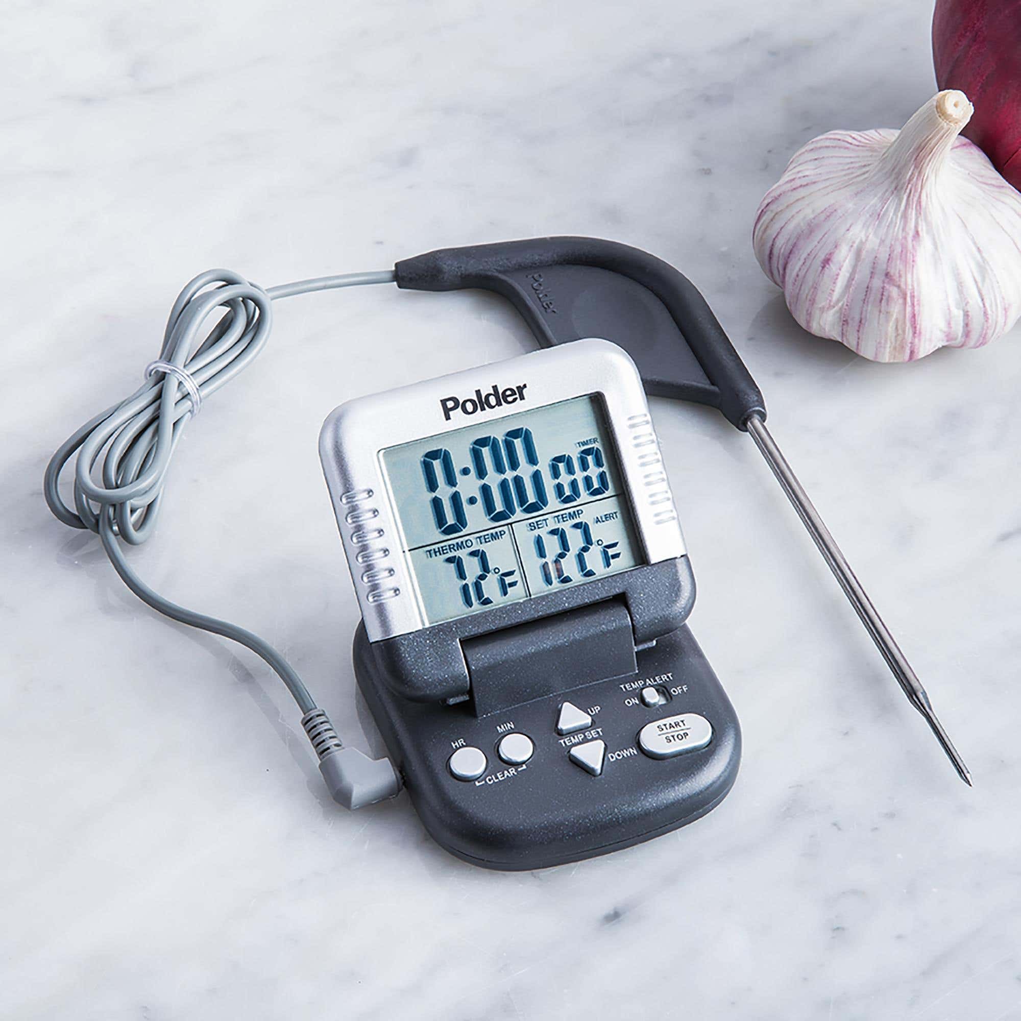 Polder THM-360 Digital In-Oven Thermometer Dual Probe