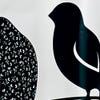 Moda At Home Peva 'Sitting Birds' Shower Curtain 70x72" (Black/Frost)