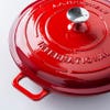 Henckels Enamel Cast Iron Braiser-Saute Pan 3.25L (Red)