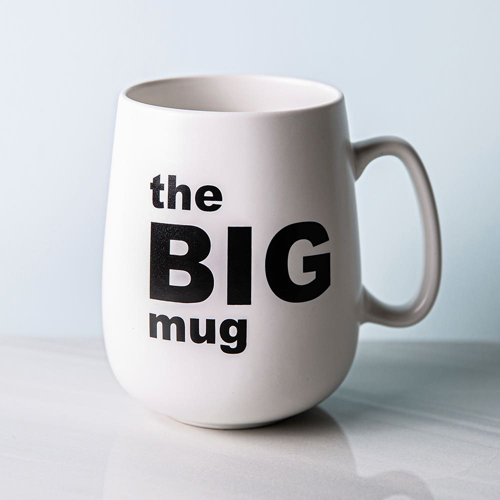 KSP Jumbo Belly 'Big Mug' Porcelain Mug 260z.