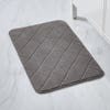 Harman Supreme Large Microfiber Memory Foam Bathmat (Grey)