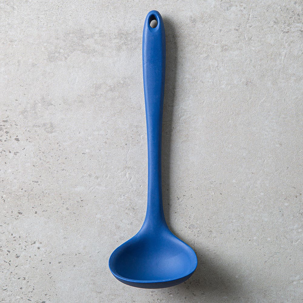 KSP Colour Splash Silicone Ladle 27.5cm (Navy)