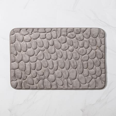 Bathmat Stone 20X32 Grey