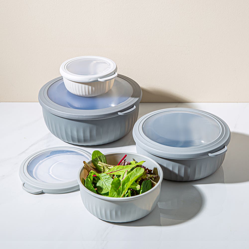 KSP Ribbo 'Round' Food Prep Containers with Lids