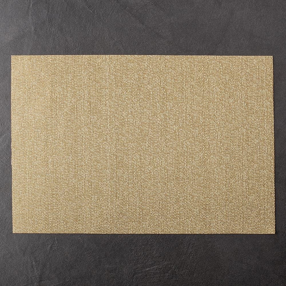 78134 Harman Textaline 'Luxe Shimmer' Vinyl Placemat  Gold