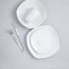 78748 KSP Plato Porcelain Dinnerware   Set of 16  White
