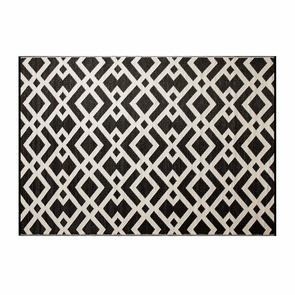 KSP Outdoor 'Tirana Black Birch' All Season Mat (Black/Beige)