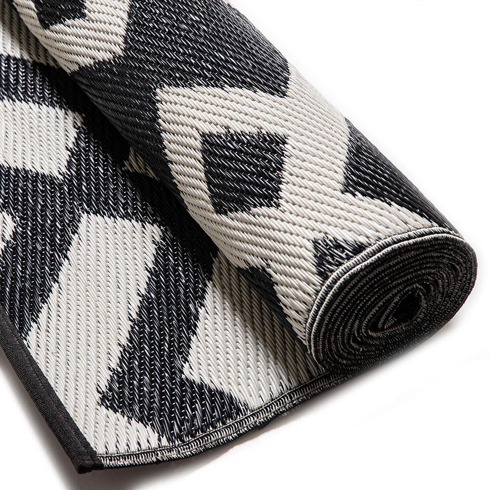 KSP Outdoor 'Tirana Black Birch' All Season Mat (Black/Beige)