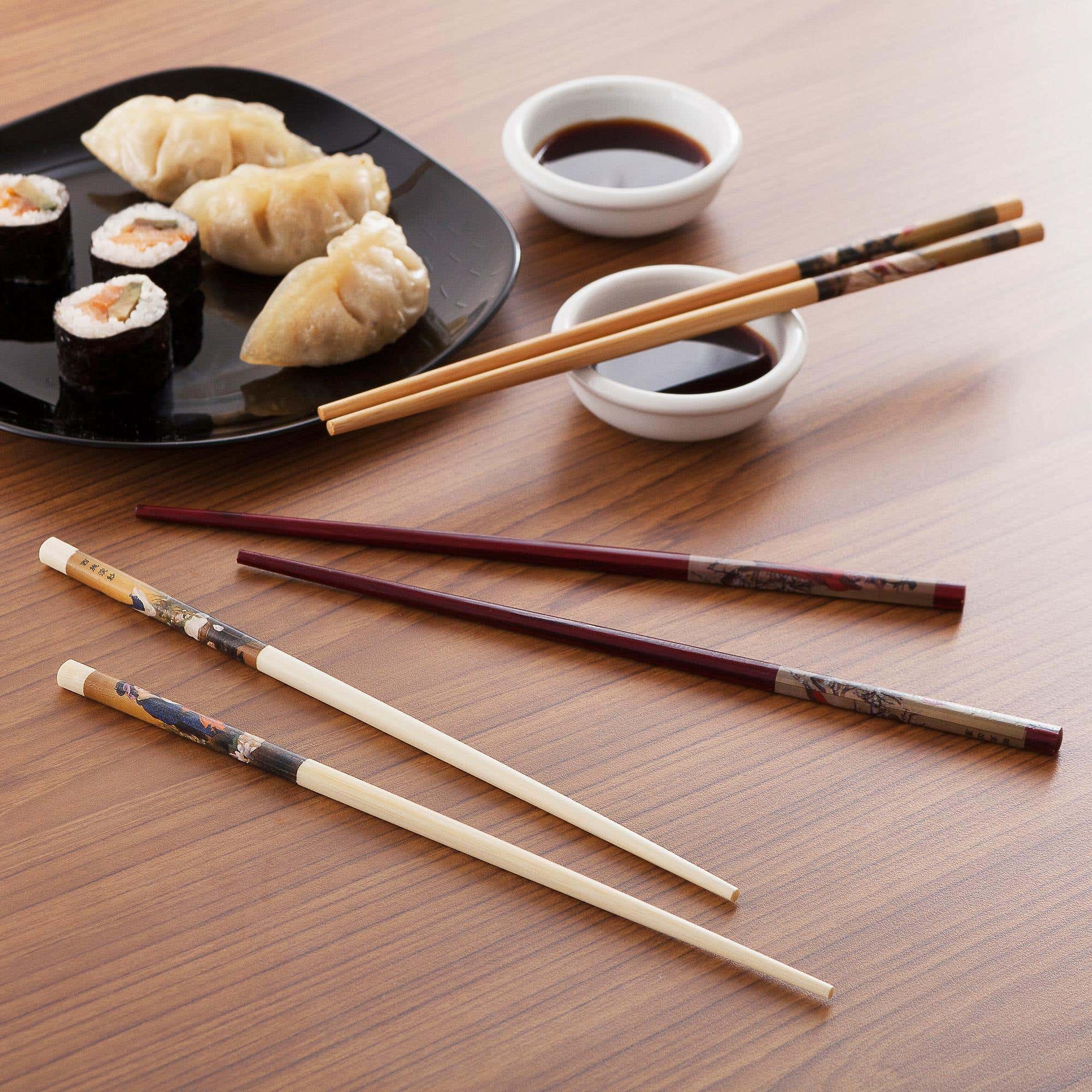 CTG Luciano Gourmet Chopsticks 5 Pair Set of 5 Asstd