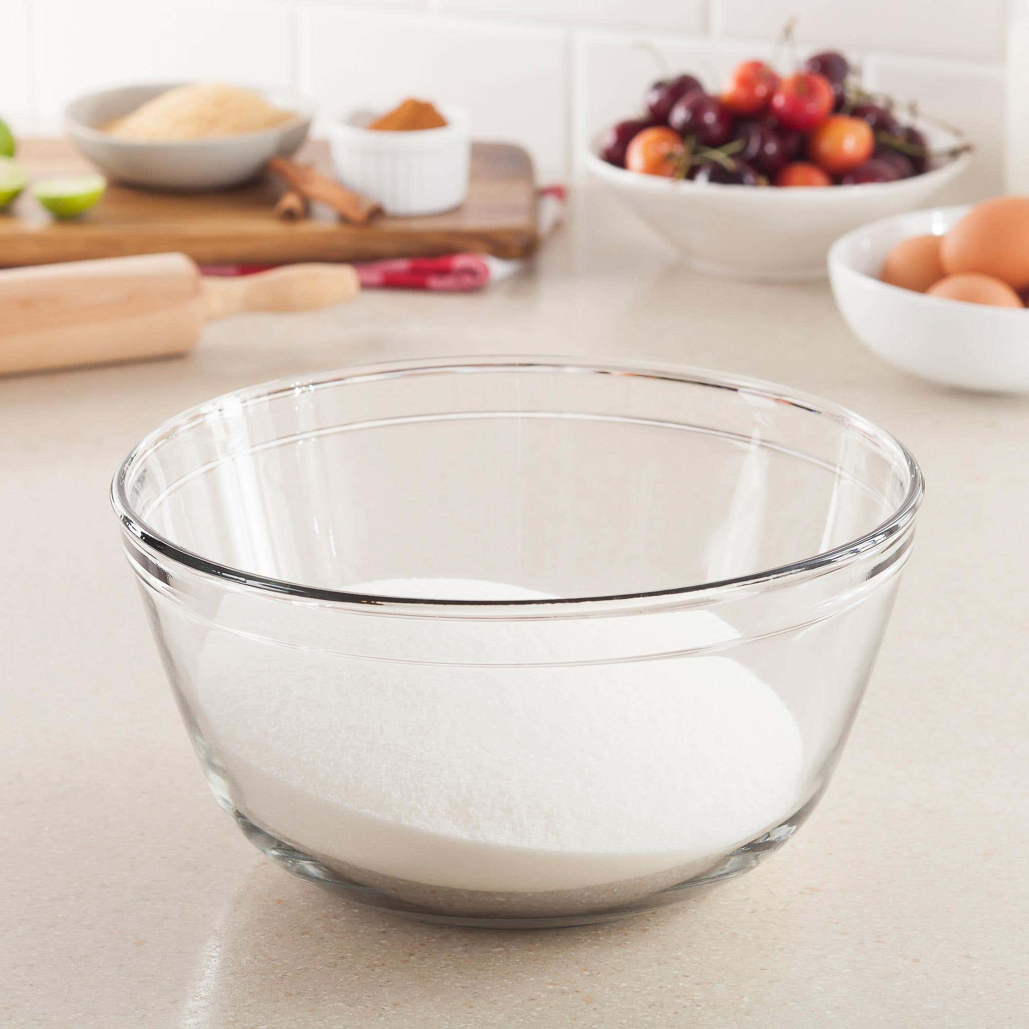 Glass bowl in oven cheap