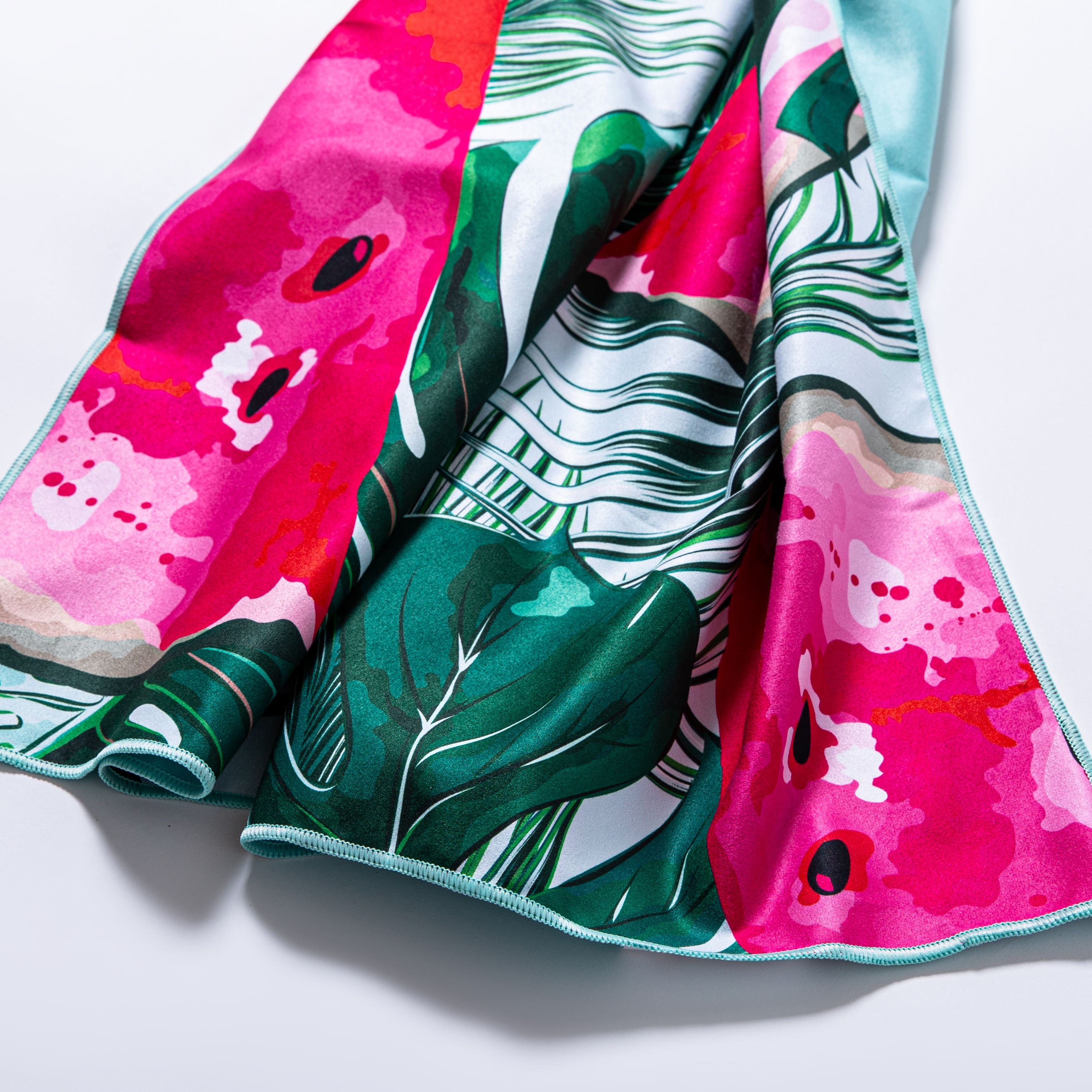 Waci Fast Drying 'Watermelon' Microfiber Beach Towel (Multi Colour)