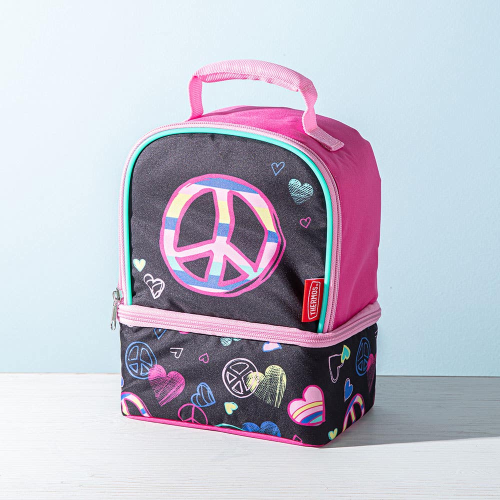 Thermos Non-Licensed 'Peace' Dual Lunch Bag