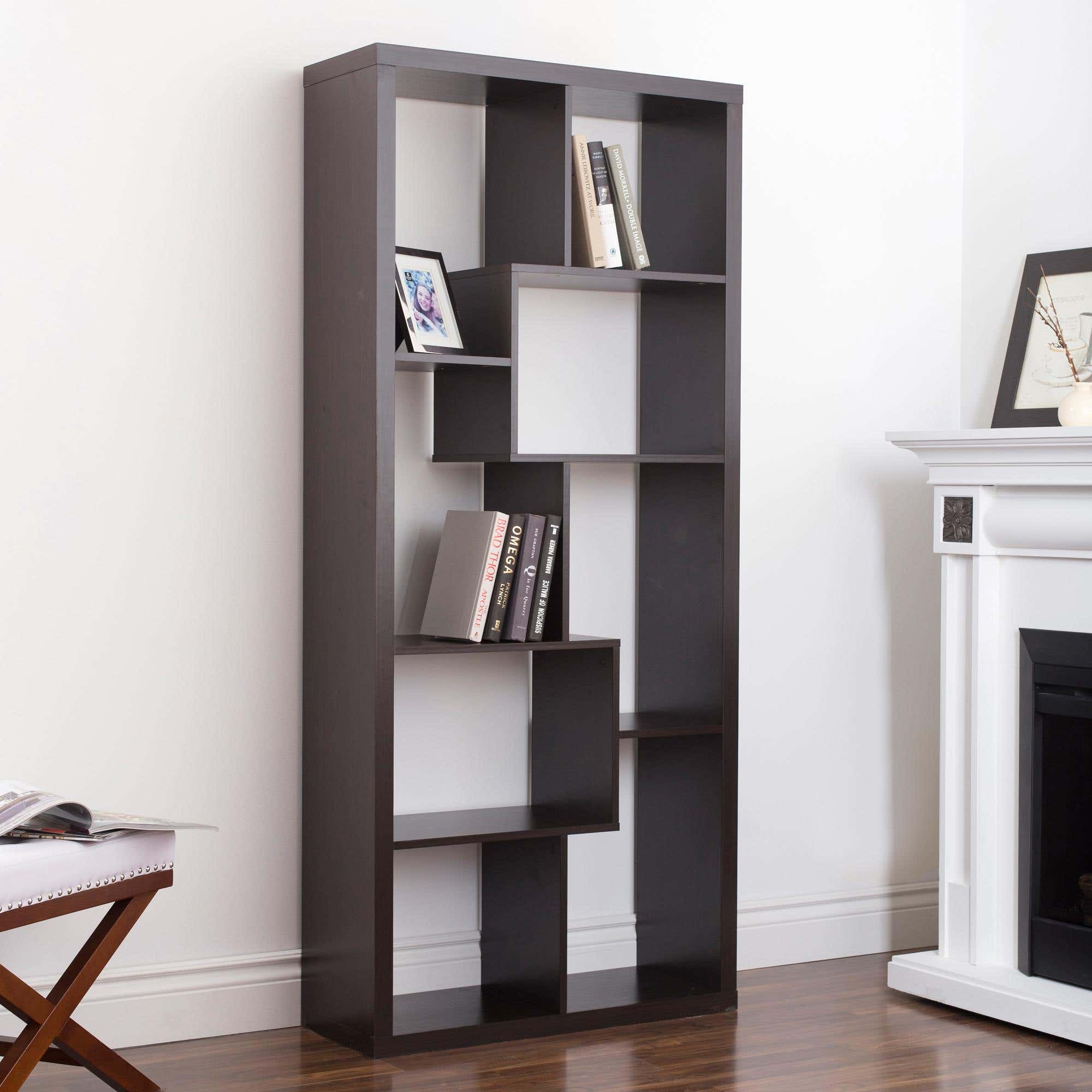 KSP Tetris Bookshelf 8 Cubby Espresso Kitchen Stuff Plus