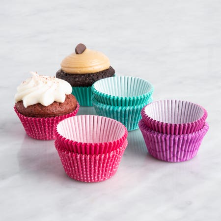 80872 Wilton 'Pink Turquoise Purple' Paper Muffin Cupcake Liner   Set of 150
