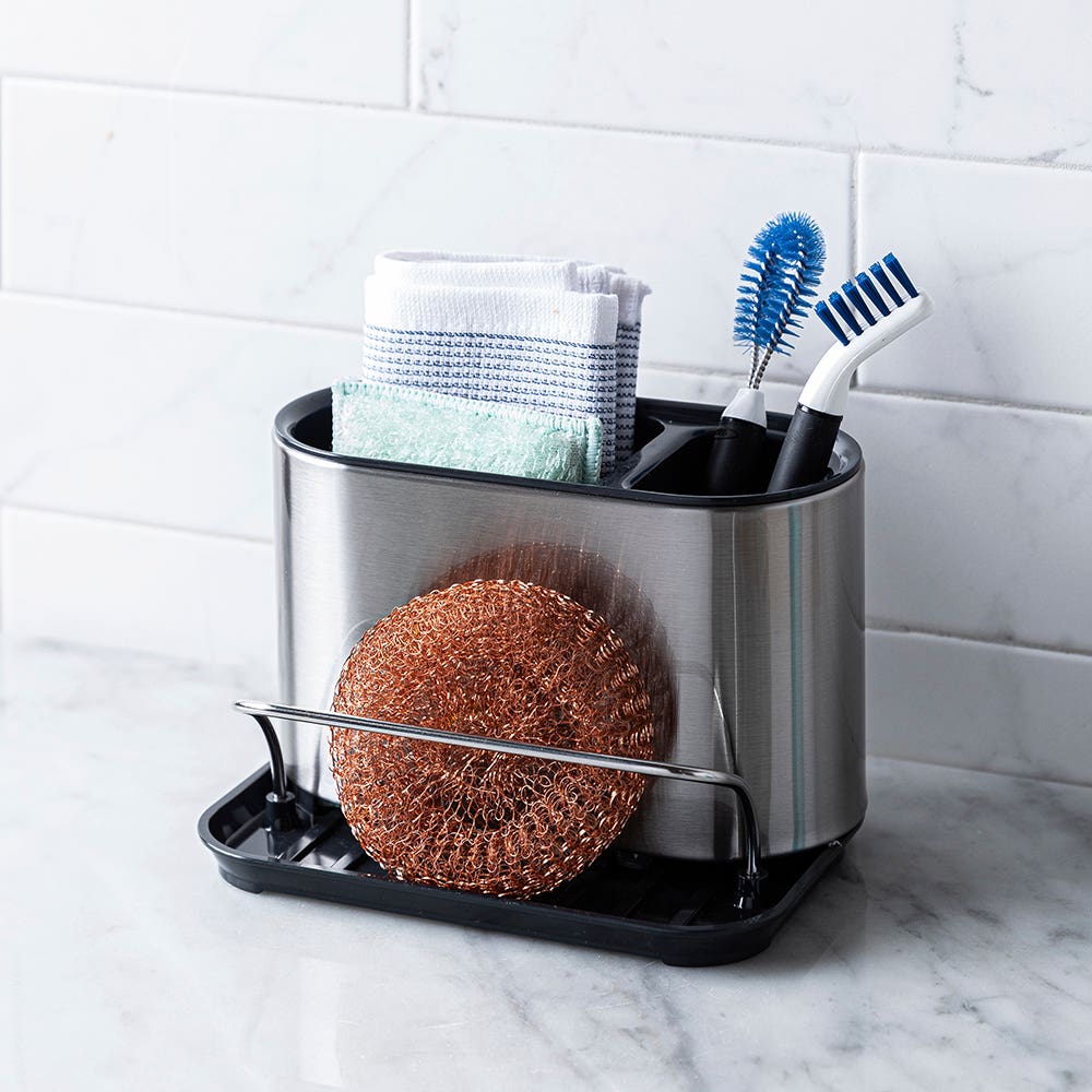 KSP Sinkhub Sink Caddy with Sponge Holder (St/St - Black)