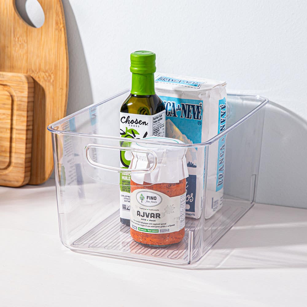 KSP Clearly Organized Storage Tote Bin (11.4x7.8x5.9")