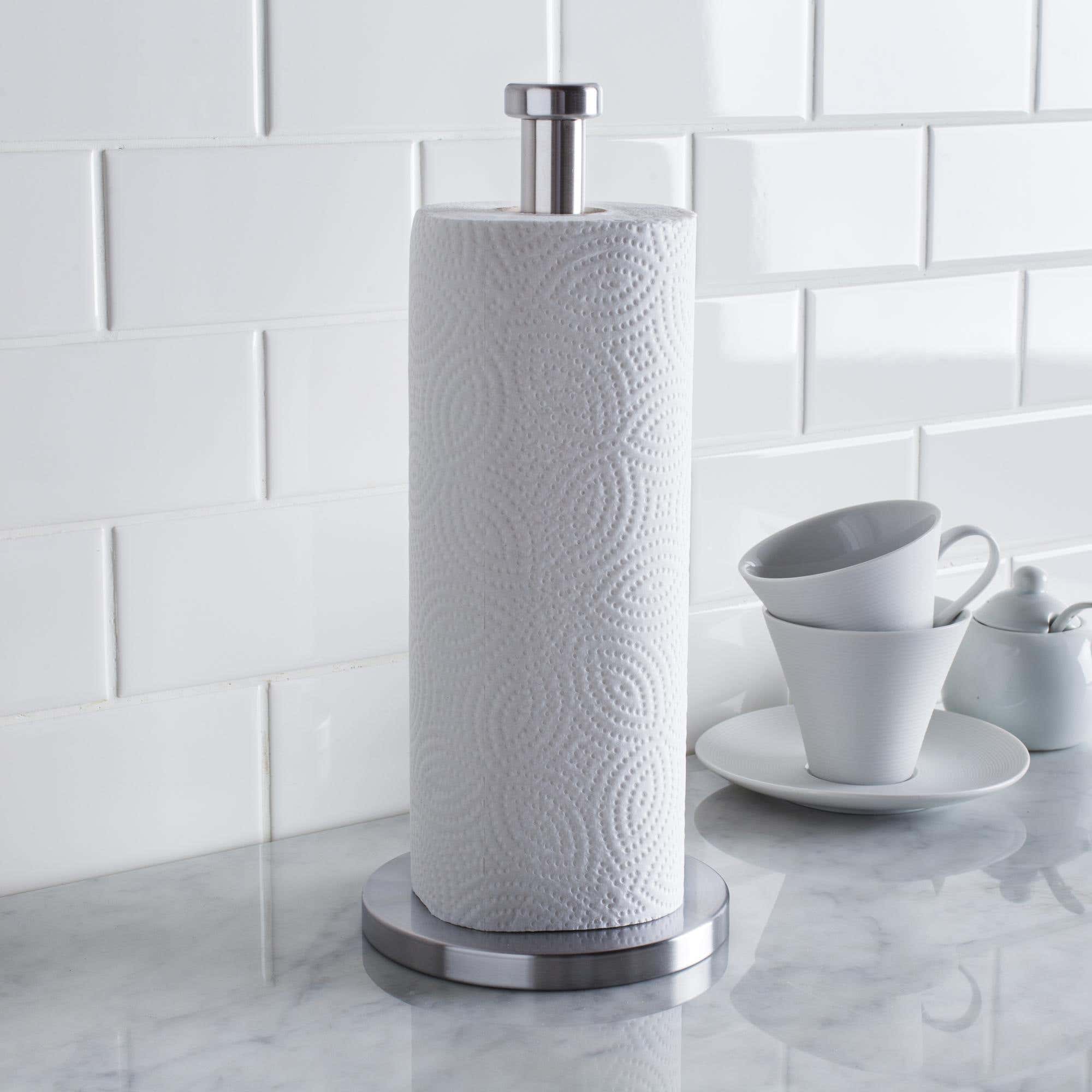 KSP Moda Upright Paper Towel Holder (Stainless Steel) | Kitchen Stuff Plus