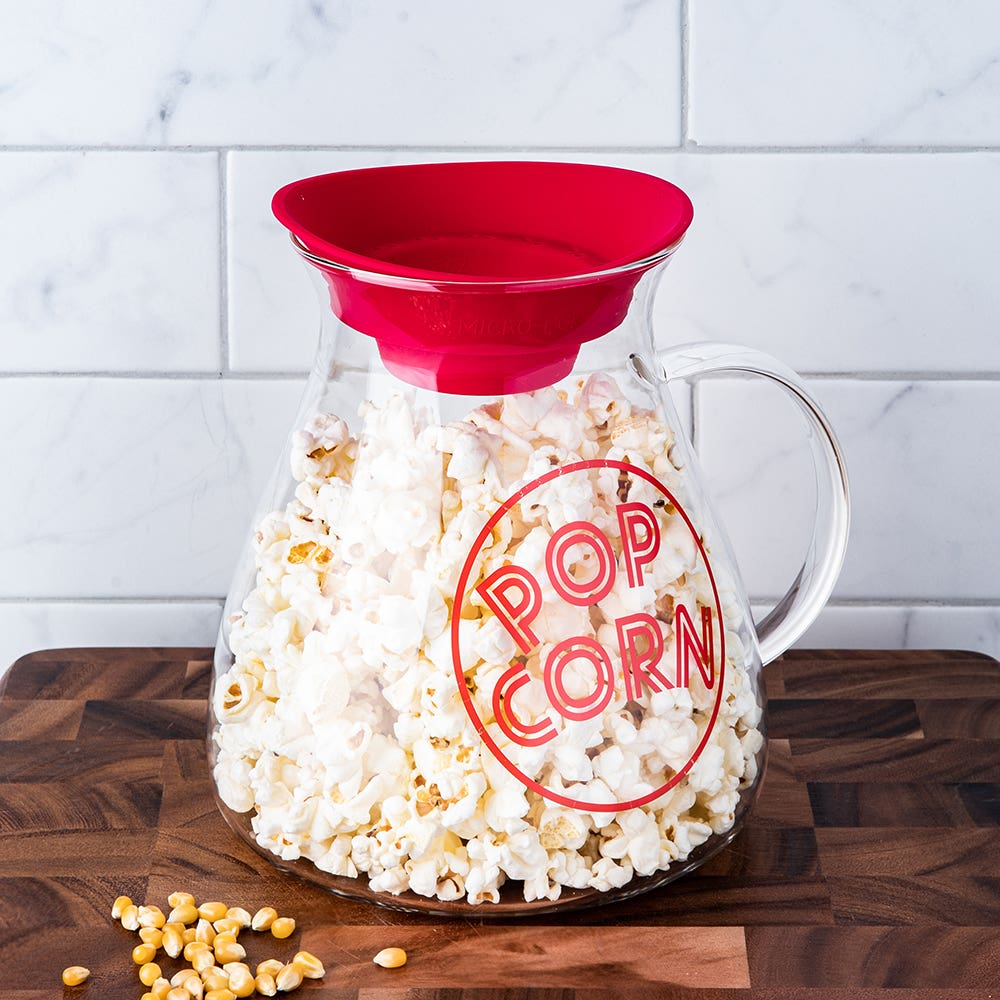 KSP Quikpop Glass Popcorn Maker with Silicone Kitchen Stuff Plus