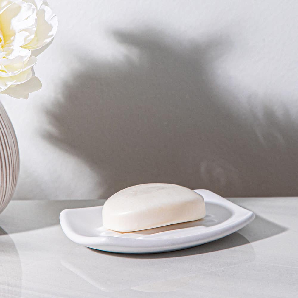 Umbra Corsa Ceramic Soap Dish (White)