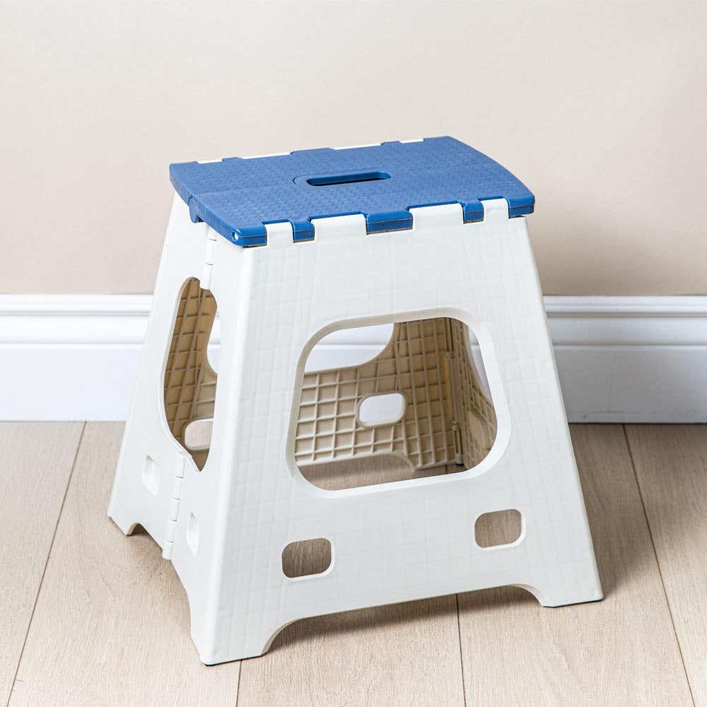 KSP Tread Folding Step Stool Tall 15x13x15"H (Beige